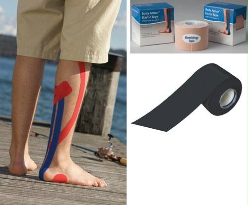 CMS KT215BLK Kinesiology Tape 2 x 15ft Black