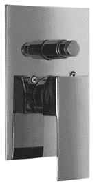 Ab5601-pc Polished Chrome Shower Valve Mixer With Square Lever Handle And Diverter