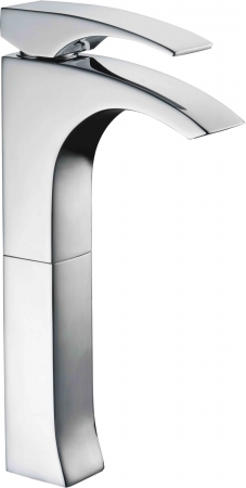 Ab1587-bn Tall Brushed Nickel Single Lever Bathroom Faucet