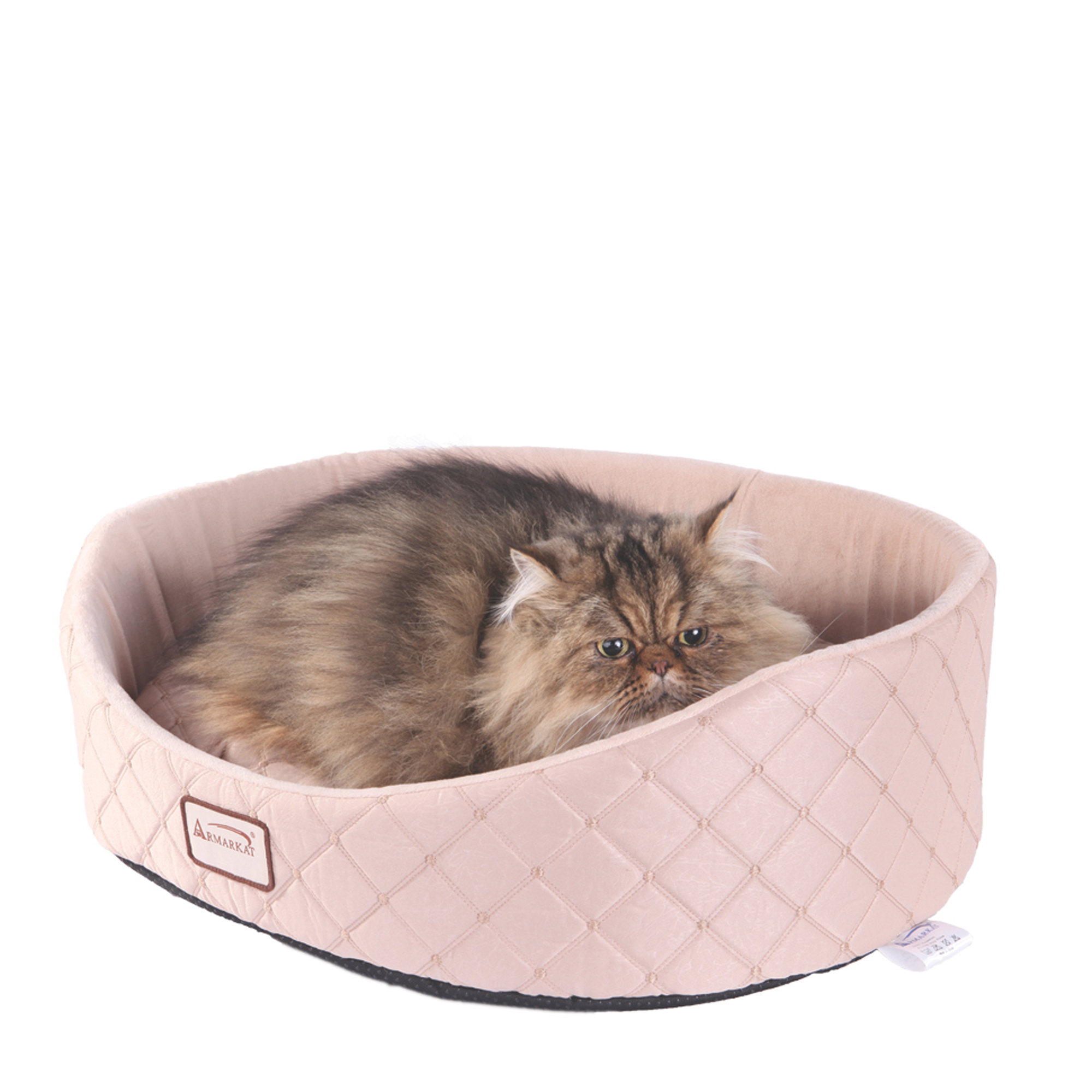 C35hfs-fs Armarkat Cat Bed, Light Apricot C35hfs-fs