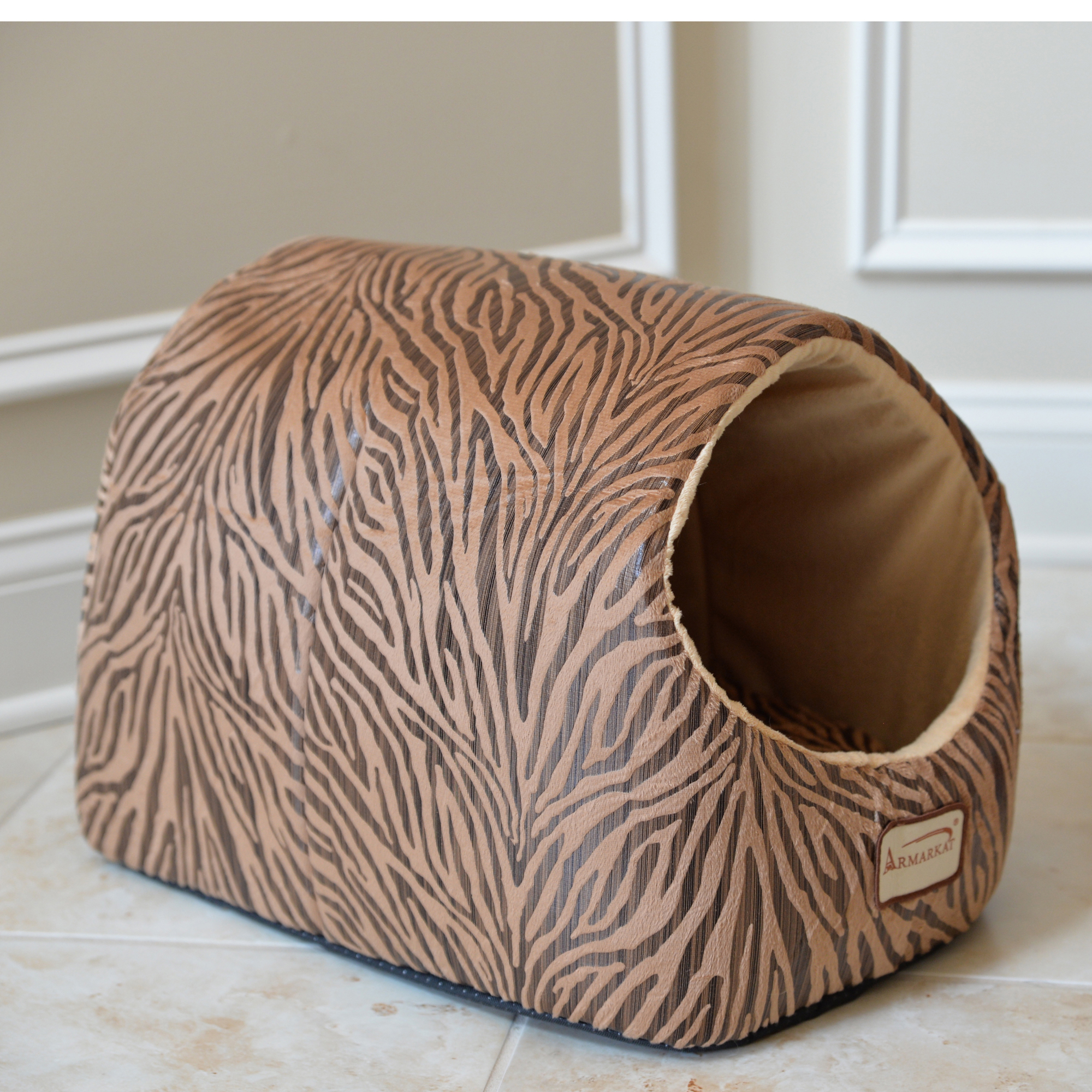 C11hbw-mh Armarkat Cat Bed, Bronzing And Beige C11hbw-mh