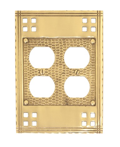 M05-s5660-605 Double Outlet - Polished Brass