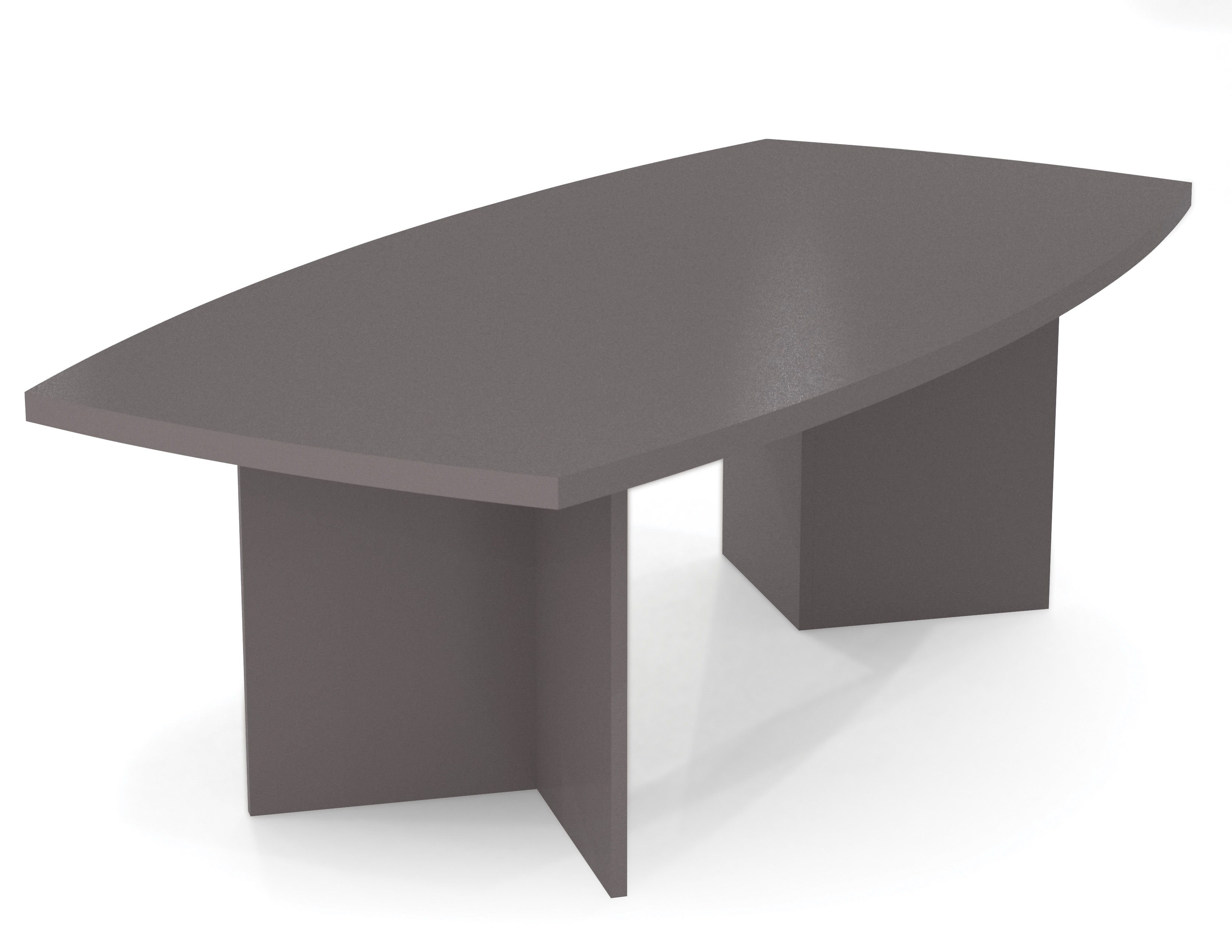 Bestar 65776-59 Bestar Boat Shaped Conference Table With 1 .75 In. Melamine Top In Slate
