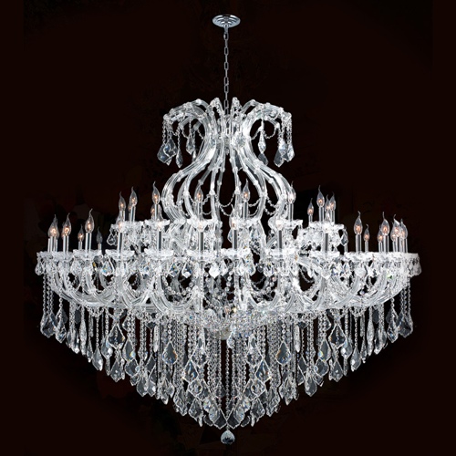 W83001c72 Maria Theresa Collection 49 Light Chrome Finish With Clear Crystal Chandelier