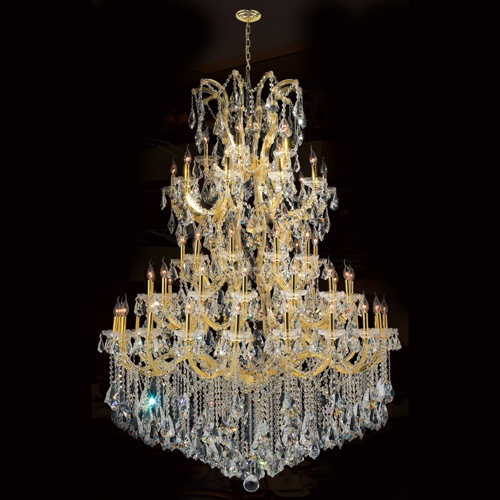 W83068g54 Maria Theresa Collection 61 Light Gold Finish With Double Cut Crystal Chandelier