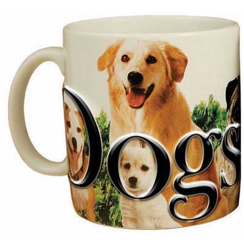 Pmdog01 Dogs Rule Stoneware Mug
