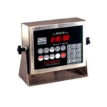 Cardinal Scales 210 Detecto Nema 4x Stainless Steel Enclosure 210 Led Digital Weight Indicator Only -- 1 Each.
