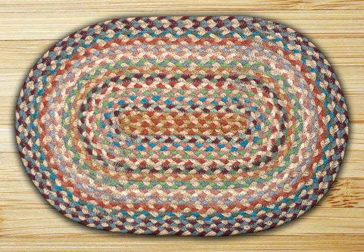 Earth Rugs 46-328 Multi 1 Round Swatch