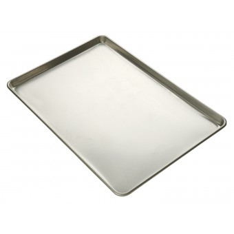 Focus Foodservice 900450 Quarter Size Sheet Pan, 23 Ga Aluminized Steel- Natural Finish - Case Of 12
