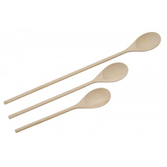 Focus Foodservice 1024 24 In. Wooden Spoon - Case Of 24
