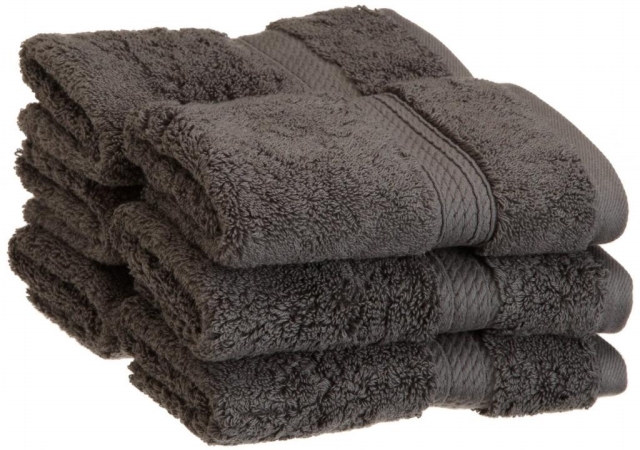 900gsm Egyptian Cotton 6-piece Face Towel Set Charcoal