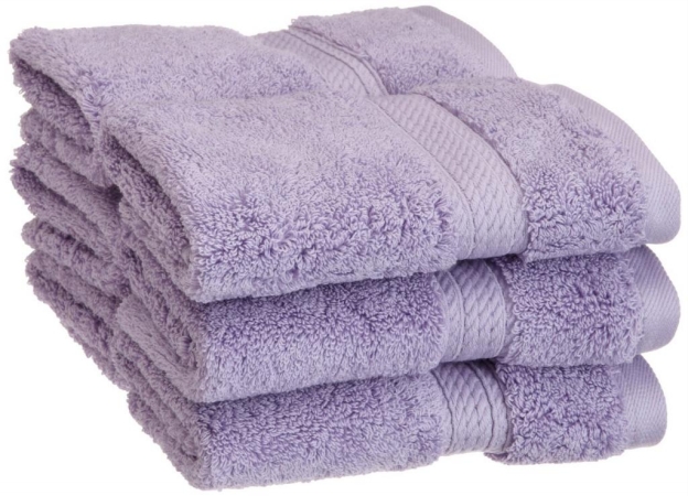 900gsm Egyptian Cotton 6-piece Face Towel Set Purple