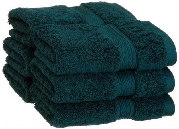 900gsm Egyptian Cotton 6-piece Face Towel Set Teal