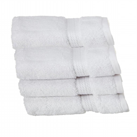 900gsm Egyptian Cotton 6-piece Face Towel Set White