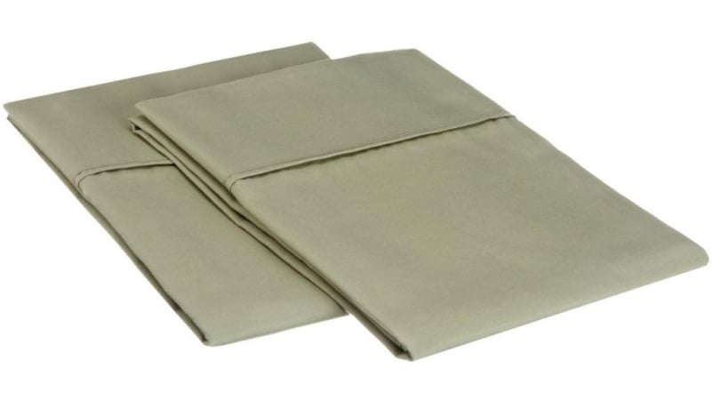Microfiber King Pillowcases Solid Sage