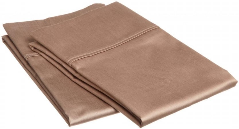 Microfiber King Pillowcases Solid Taupe