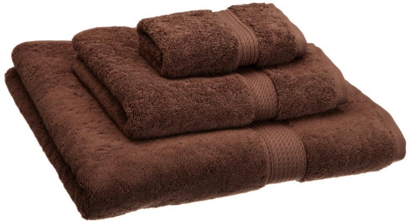 900gsm Egyptian Cotton 3-piece Towel Set Chocolate