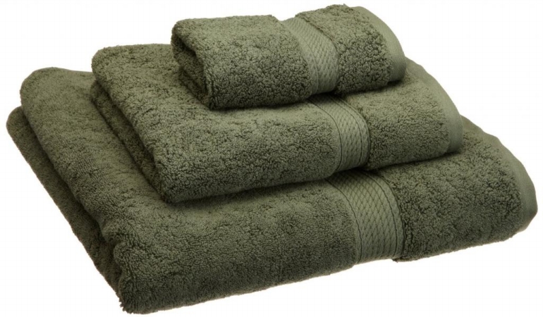 900gsm Egyptian Cotton 3-piece Towel Set Forest Green