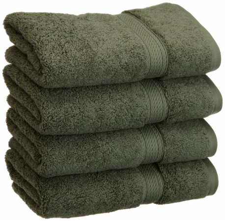 900gsm Egyptian Cotton 4-piece Hand Towel Set Forest Green