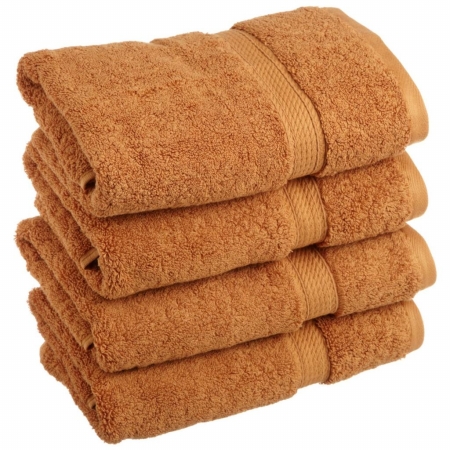 900gsm Egyptian Cotton 4-piece Hand Towel Set Rust