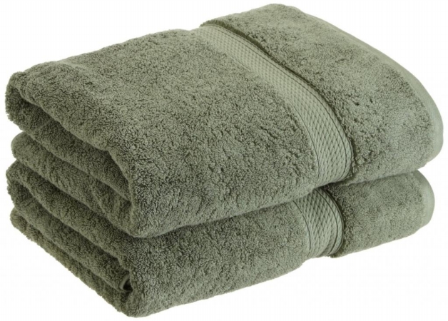 900gsm Egyptian Cotton 2-piece Bath Towel Set Forest Green