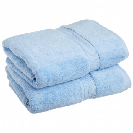 900gsm Egyptian Cotton 2-piece Bath Towel Set Light Blue
