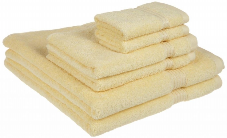 Egyptian Cotton 6-piece Towel Set Canary