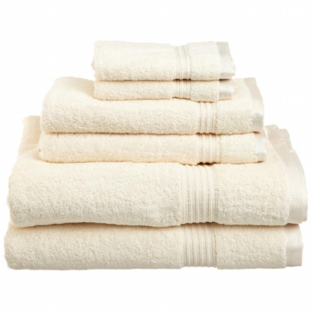 Egyptian Cotton 6-piece Towel Set Ivory