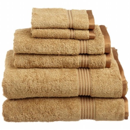 Egyptian Cotton 6-piece Towel Set Toast