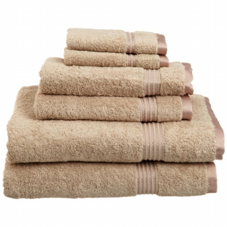 Egyptian Cotton 6-piece Towel Set Taupe