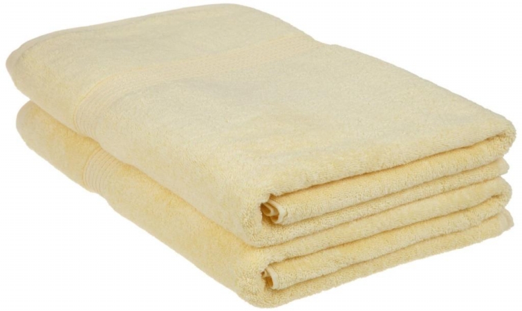 Egyptian Cotton 2-piece Bath Sheet Set Canary