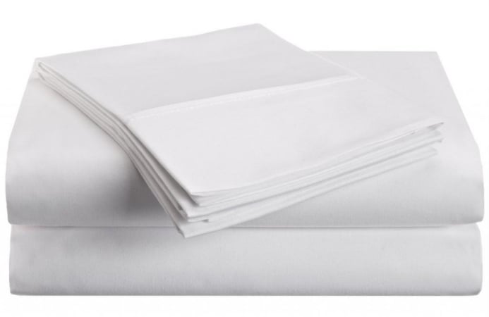 Microfiber Twin Xl Sheet Set Solid White