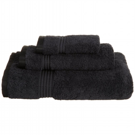 Egyptian Cotton 3-piece Towel Set Black