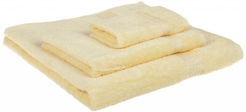 Egyptian Cotton 3-piece Towel Set Canary