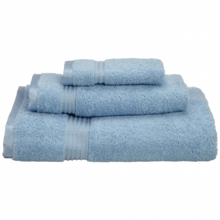 Egyptian Cotton 3-piece Towel Set Light Blue