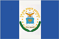 3 ft. X 4 ft. Nyl-Glo U.S. Air Force Retired Flag