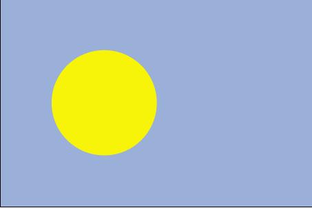 221539 5 ft. X 8 ft. Nyl-Glo Palau Flag