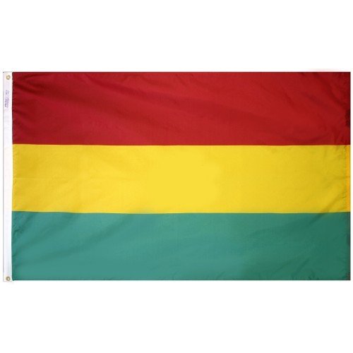 190656 3 ft. x 5 ft. Nyl-Glo Bolivia Civil Flag