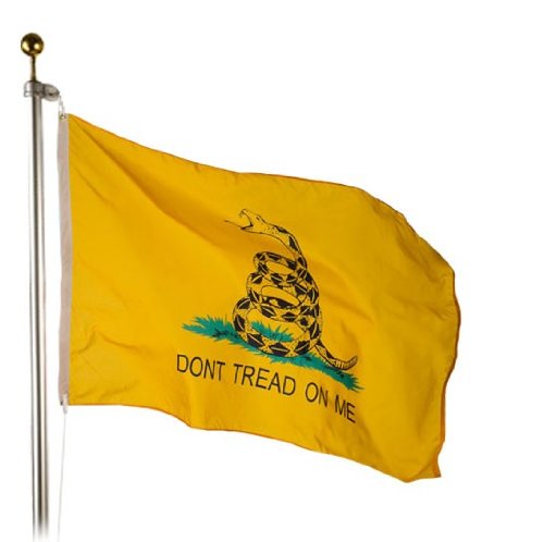 316410 2 ft. X 3 ft. Nyl-Glo Gadsden Flag