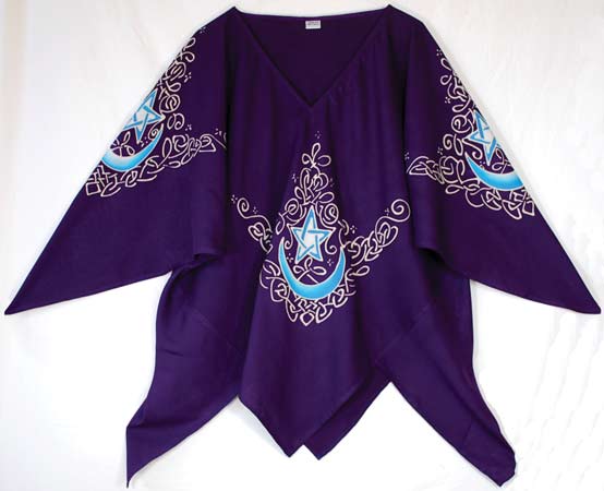 Azure Green Wtlst5 Celtic Moon Large Top Purple