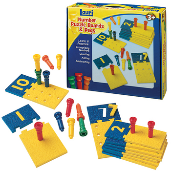 2447 Number Puzzle Boards & Pegs
