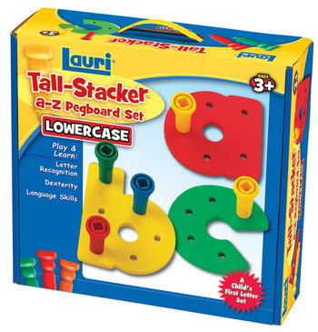 2321 Tall-stacker A-z Pegboard Set - Lowercase
