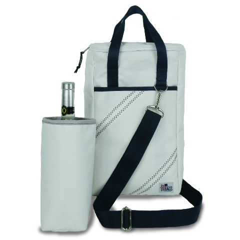 Sailorbags 219-b 2 Bottle Insulated Wine Tote - Blue