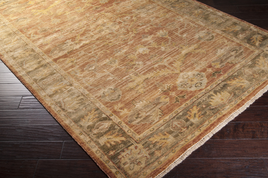 Rug Rectangular Fossil Hand Knotted Accent Rug 2 X 3 Ft.