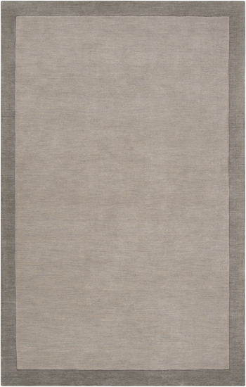 Rug Mds1000-576 Rectangular Charcoal Gray Area Rug 5 Ft. X 7 Ft. 6 In.