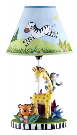 Teamson Td-0038a Table Lamp - Sunny Safari Room Collection
