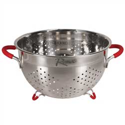 66-0105-w Roma - Colander, Stainless Steel - 5.5 Qt