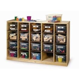 Wb3251 Cubby Storage Cabinet With 20 Trays