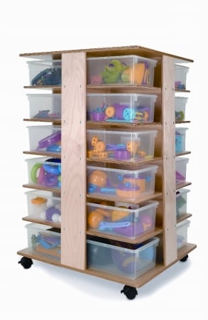 Wb0702 24 Tray Cubby Tower