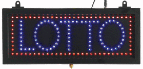 Aarco Products Lot04s Small Led Sign Lotto